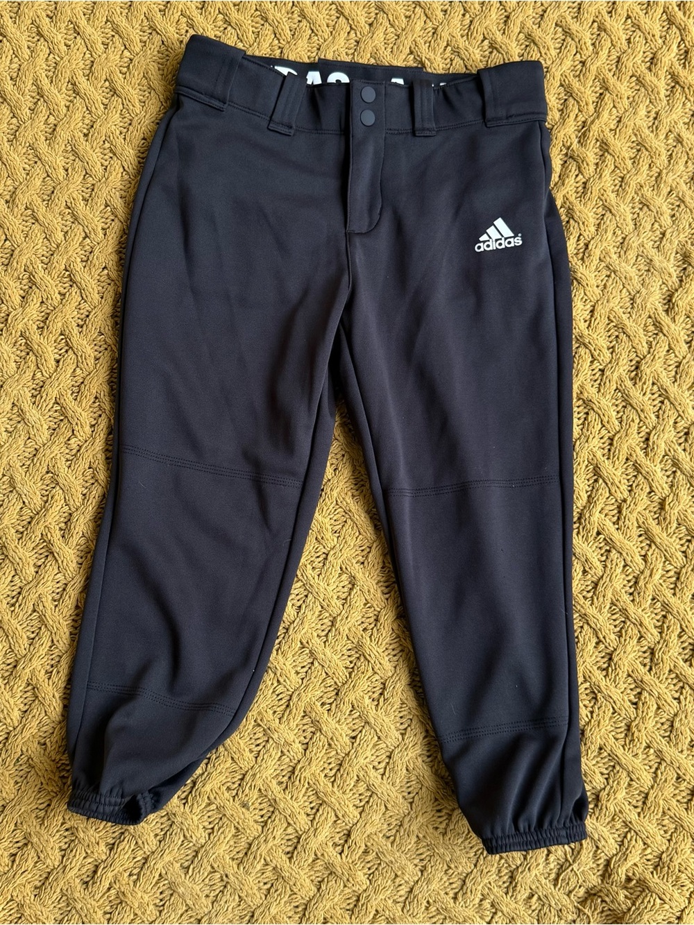 Adidas Aeroready Capri Leggings Women's Size Small Black Pants Waist Pocket